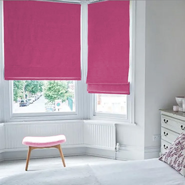 Pink Roman Blinds