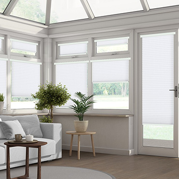 White Conservatory Blinds