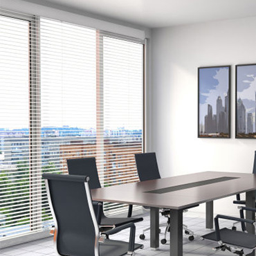 White Office Blinds