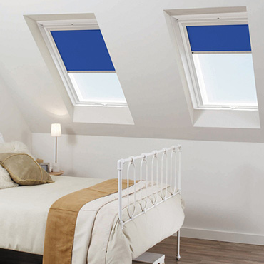 Blue KEYLITE Skylight Blinds