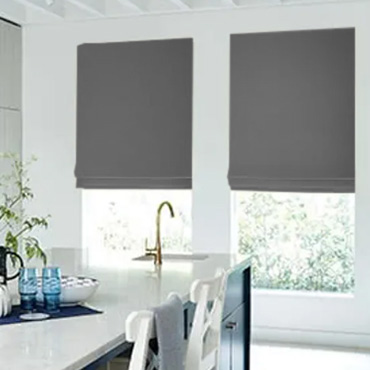 Grey Roman Blinds