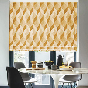 Brown Roman Blinds