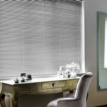 Grey Venetian Blinds