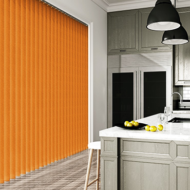 Orange Vertical Blinds