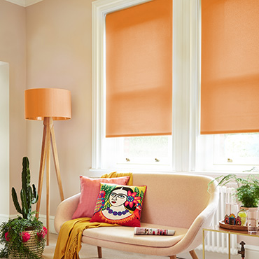 Orange Roller Blinds