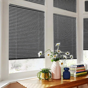 Black Perfect Fit Venetian Blinds