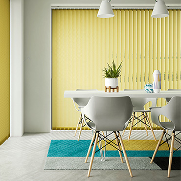 Yellow Vertical Blinds