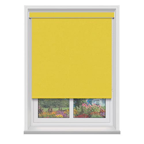 Polaris Chartreuse Blockout with Cassette Lifestyle Blackout blinds