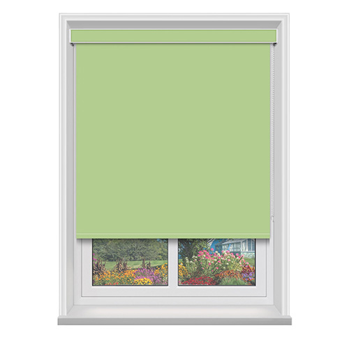 Polaris Green Blockout with Cassette Lifestyle Blackout blinds