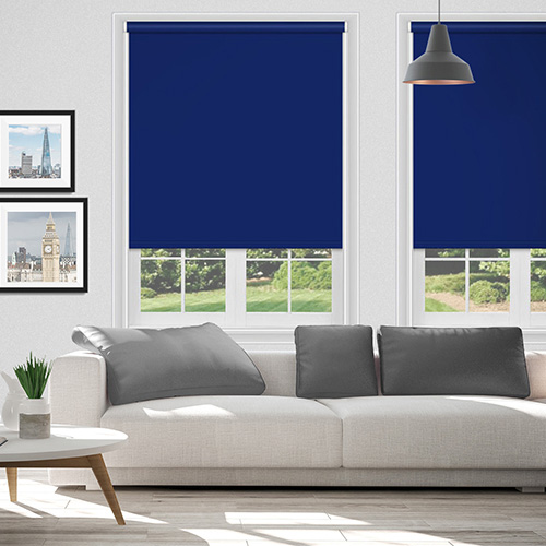 Polaris Blue Blockout Lifestyle Blackout blinds