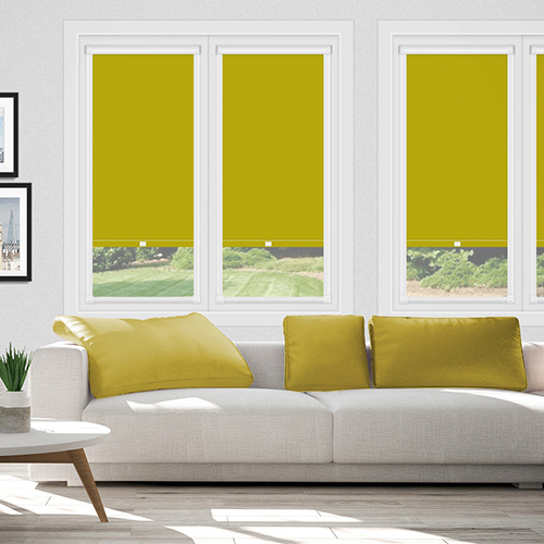 Polaris Chartruese in a Frame Lifestyle Blackout blinds