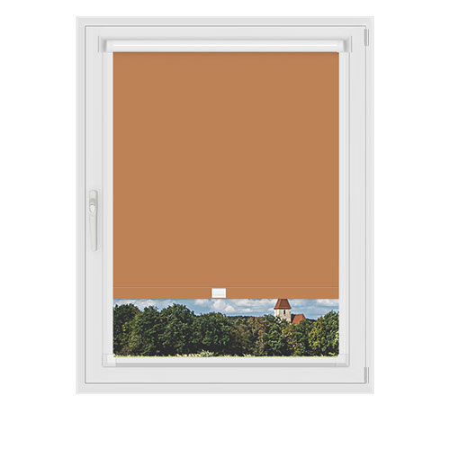 Polaris Tan in a Frame Lifestyle Blackout blinds