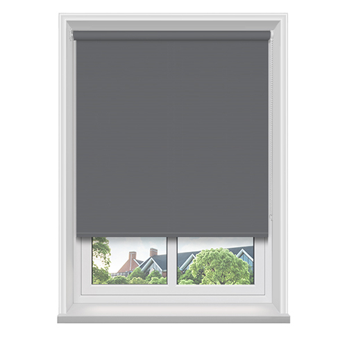 Twist to Fit Unilux Anthracite PVC Lifestyle Blackout blinds