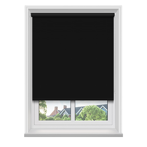 Twist to Fit Unilux Black PVC Lifestyle Blackout blinds