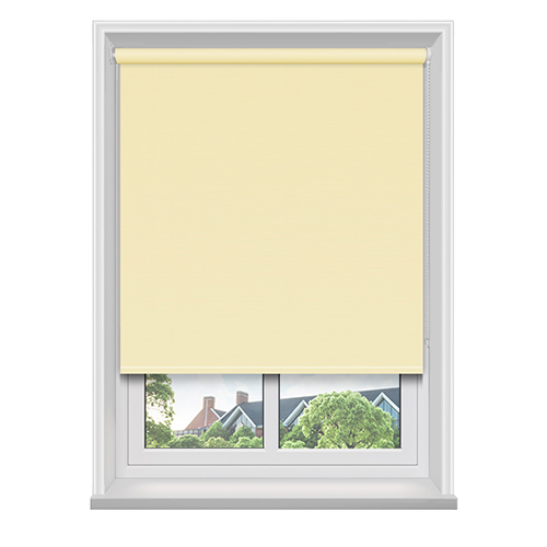 Twist to Fit Unilux Butter PVC Lifestyle Blackout blinds