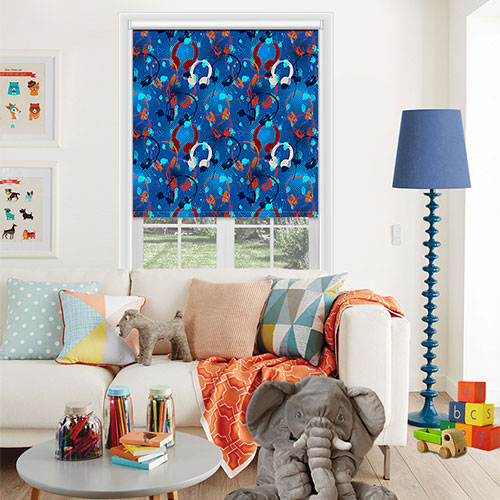 Rye Blue Lifestyle Childrens Blinds