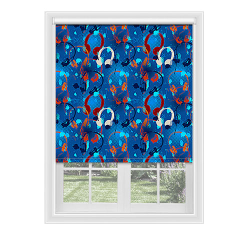 Rye Blue Lifestyle Childrens Blinds