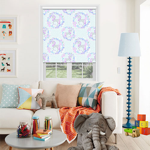 Unicorn Lilac Lifestyle Childrens Blinds