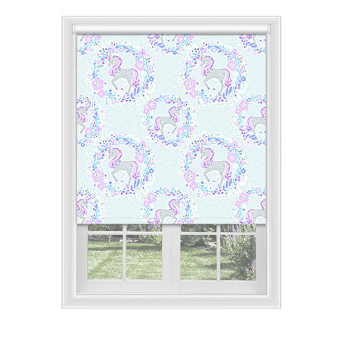 Unicorn Lilac Lifestyle Childrens Blinds