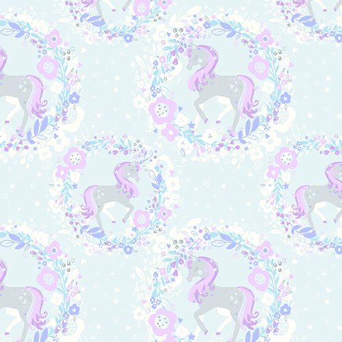 Unicorn Lilac Childrens Blinds