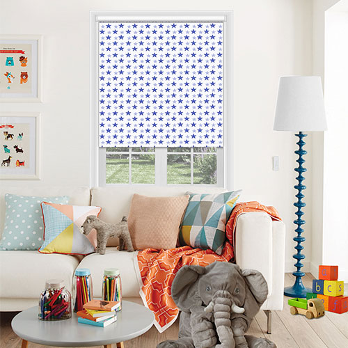 Washington Neon Blue Lifestyle Childrens Blinds