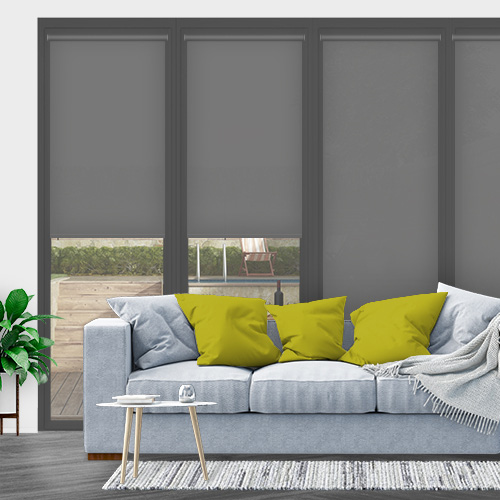 Atlantex Grey Roller Shade Lifestyle Conservatory Blinds