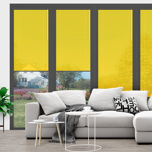 Lemon Punch No Drill 25mm Venetian Lifestyle Conservatory Blinds