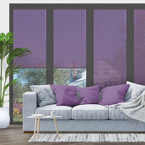 Royal Purple No Drill 25mm Venetian Lifestyle Conservatory Blinds