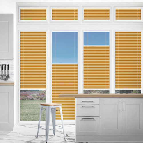 Blenheim Blockout Ochre Cellular Lifestyle Conservatory Blinds