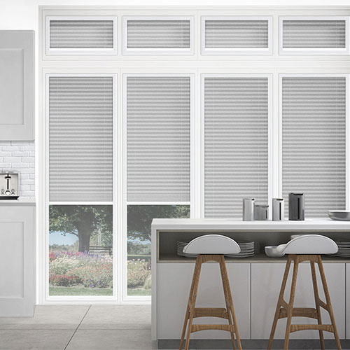 Nouveau Frosted Grey Lifestyle Conservatory Blinds