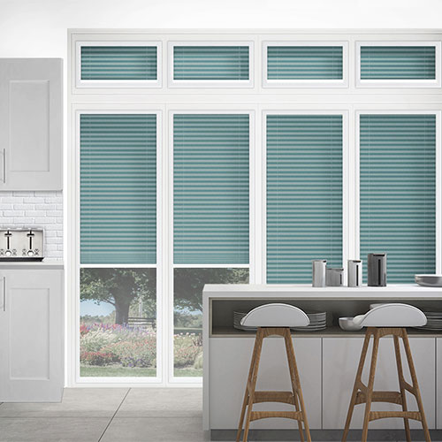 Scandi Teal Lifestyle Conservatory Blinds