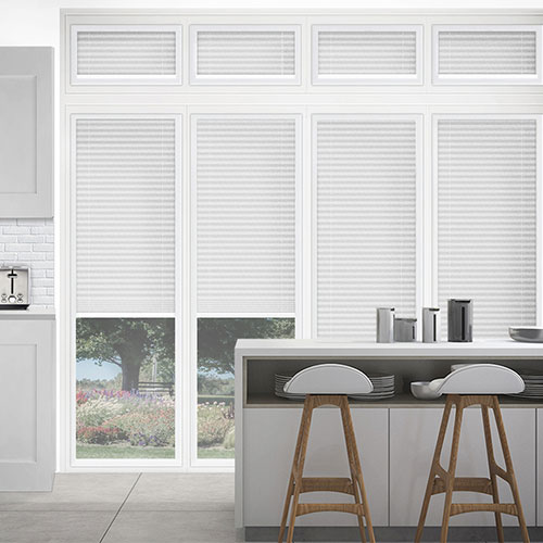 Scandi White Linen Lifestyle Conservatory Blinds