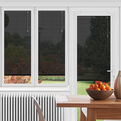 EasyFIT Matt Black Lifestyle Conservatory Blinds