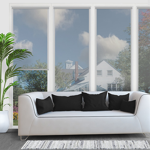 Sheer Kaila Smoke Roller Shade Lifestyle Conservatory Blinds