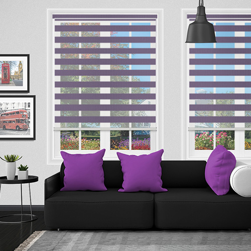 Beam Purple Dual Shade Lifestyle Day & Night Blinds