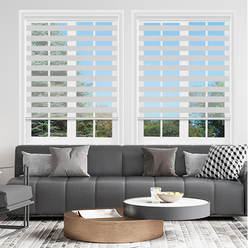 Luminary Grey Dual Shade Lifestyle Day & Night Blinds