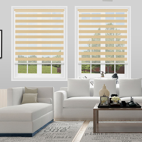 Luminary Sand Dual Shade Lifestyle Day & Night Blinds