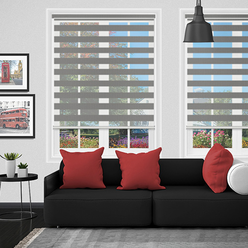 Luminary Slate Dual Shade Lifestyle Day & Night Blinds