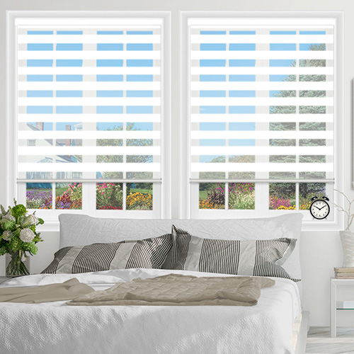 Luminary White Dual Shade Lifestyle Day & Night Blinds