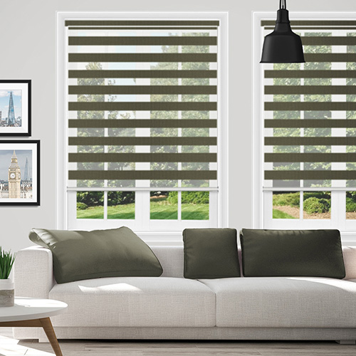 Sundown Cedar Dual Shade Lifestyle Day & Night Blinds