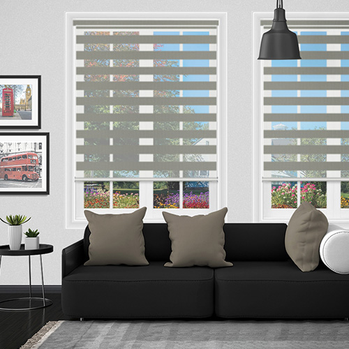 Sundown Taupe Dual Shade Lifestyle Day & Night Blinds