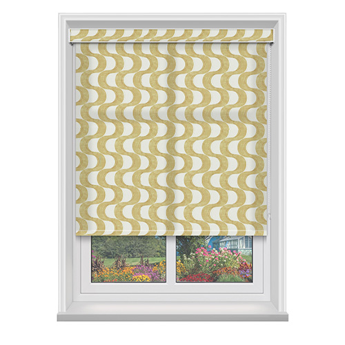 GripFit Wave Ochre Dimout Lifestyle Grip Fit Blinds