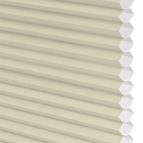 Micro Hive Cream Honeycomb INTU Pleated Blinds