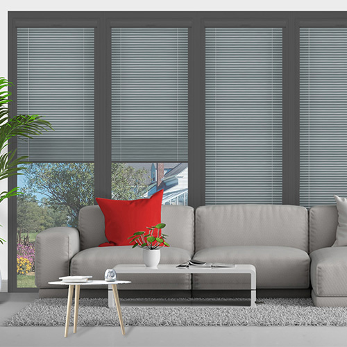 Intu Leto ASC Dark Grey Lifestyle INTU Pleated Blinds