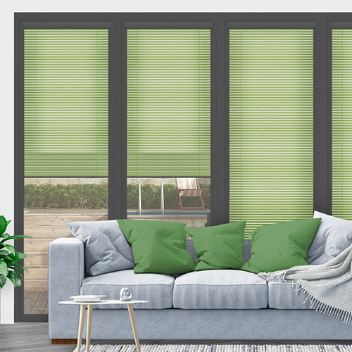 Intu Leto ASC Light Green Lifestyle INTU Pleated Blinds