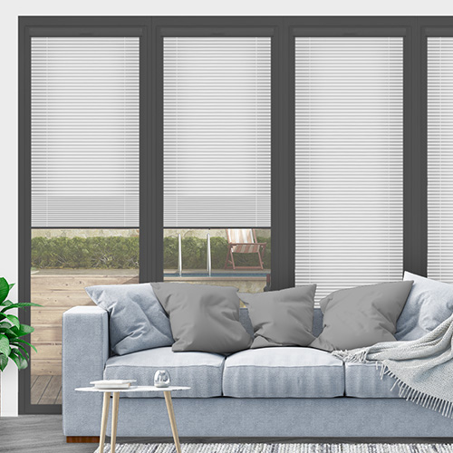 Intu Leto ASC Light Grey Lifestyle INTU Pleated Blinds