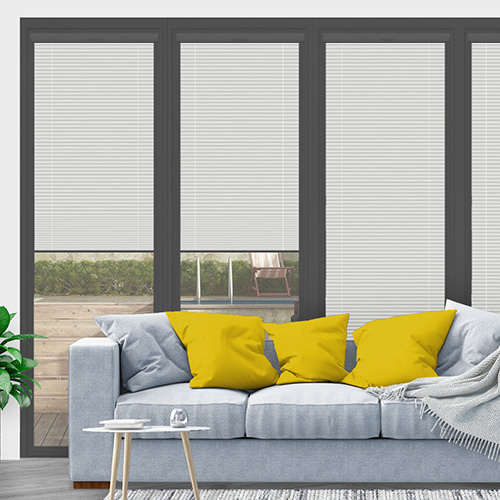 Intu Snow White (BO) Honeycomb Lifestyle INTU Pleated Blinds