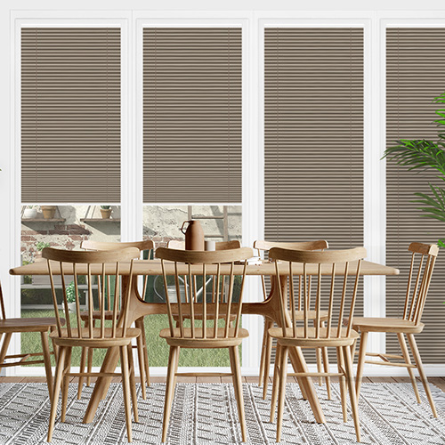 Clic No Drill Apollo Ash (BO) Lifestyle INTU Pleated Blinds