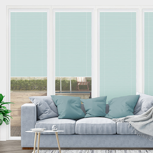 Clic No Drill Apollo Cloud (BO) Lifestyle INTU Pleated Blinds