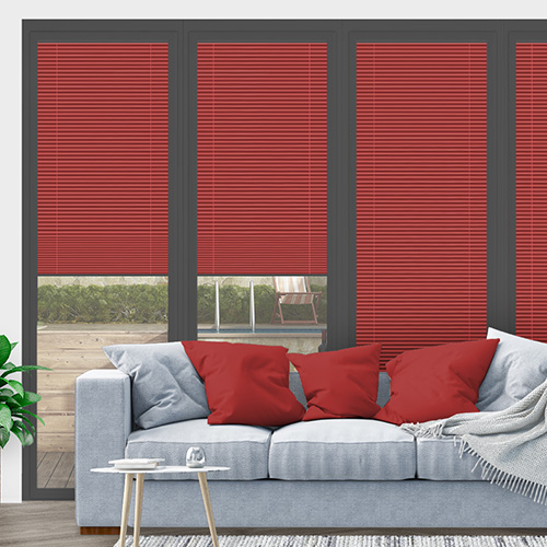 Clic No Drill Apollo Coral (BO) Lifestyle INTU Pleated Blinds